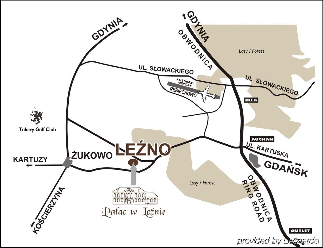 Lezno Palace ภายนอก รูปภาพ